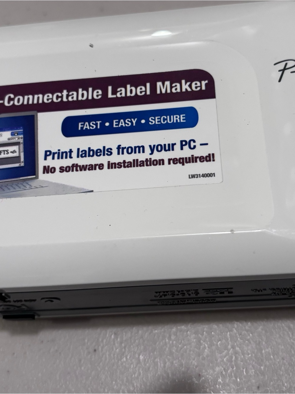Connectable Label Maker - White - Brand